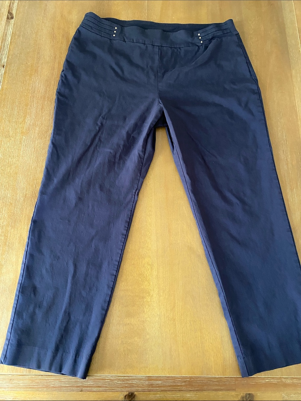 JM Collection Navy Stretch Dress Pants